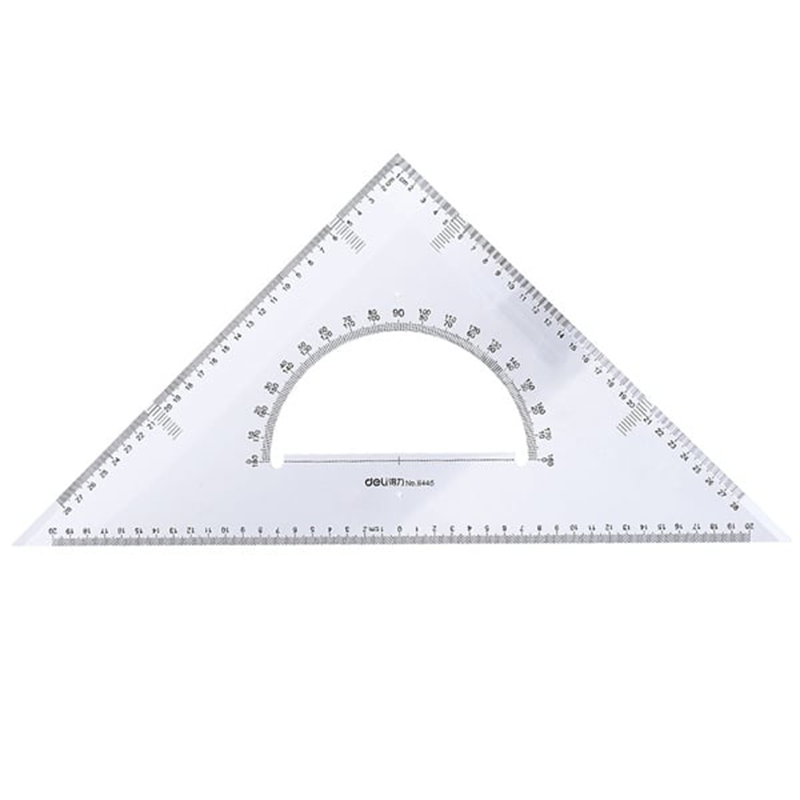 E6445_Bộ thước Eke_Trong suốt