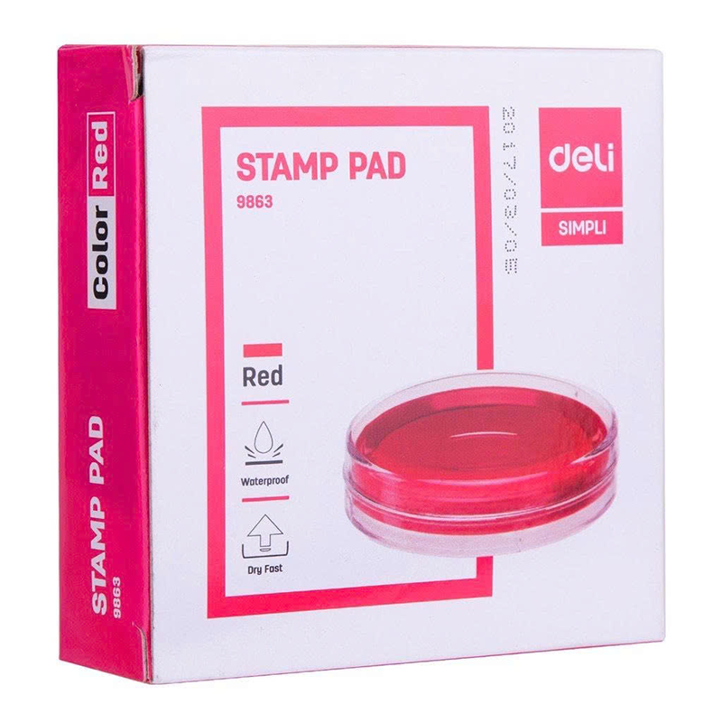 E9863_Khay mực dấu_Màu đỏ