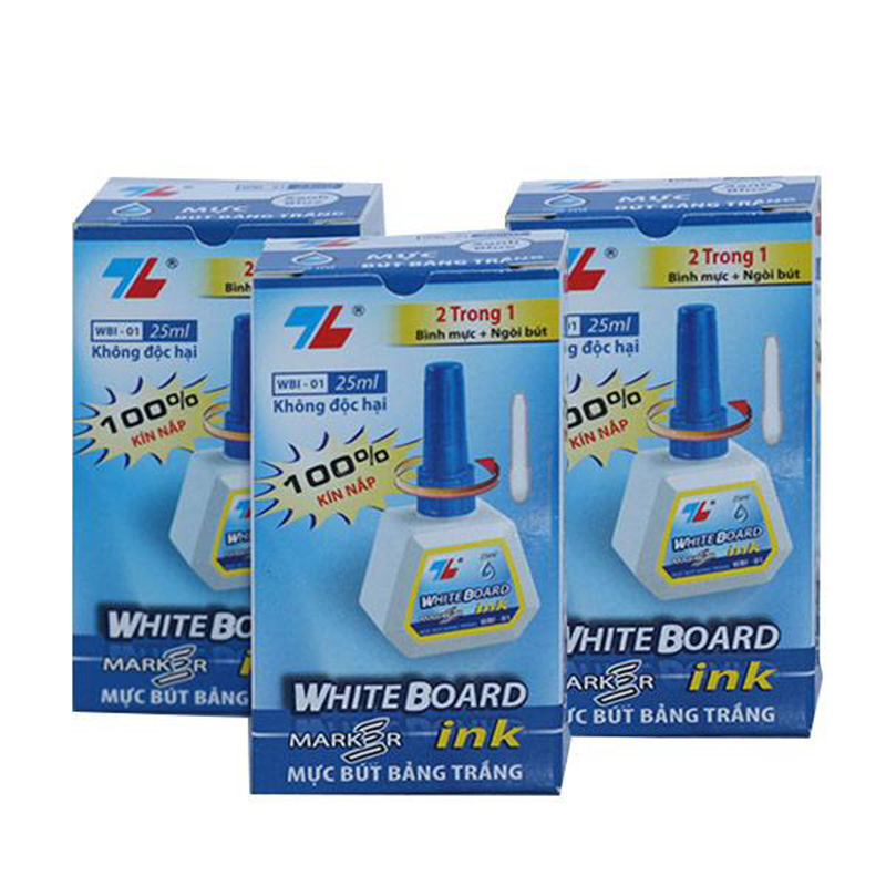 Mực bút lông bảng WBI-01 lốc 6