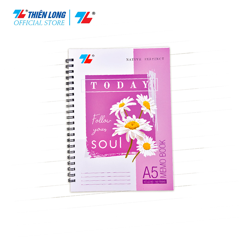 Sổ lò xo dọc A5 160T MB-004 lốc 5