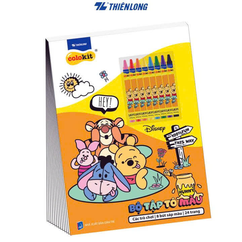 Bộ tập tô màu Disney Pooh COB-C008/T40