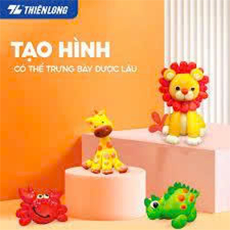 Bột nặn MD-C009 4 màu hộp 4/T24