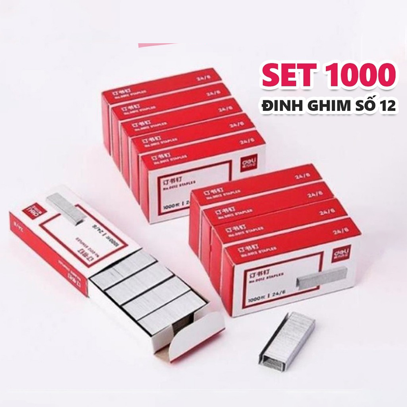 E0017_Ghim dập_Màu bạc_1000 cái/hộp