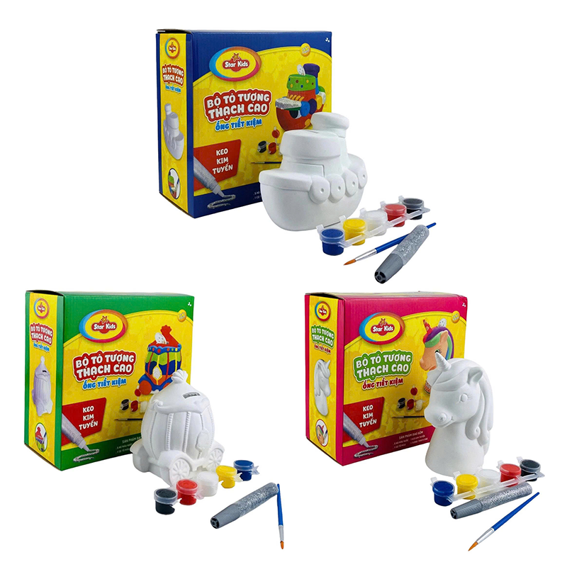 Bộ tô màu thạch cao KIT-C028