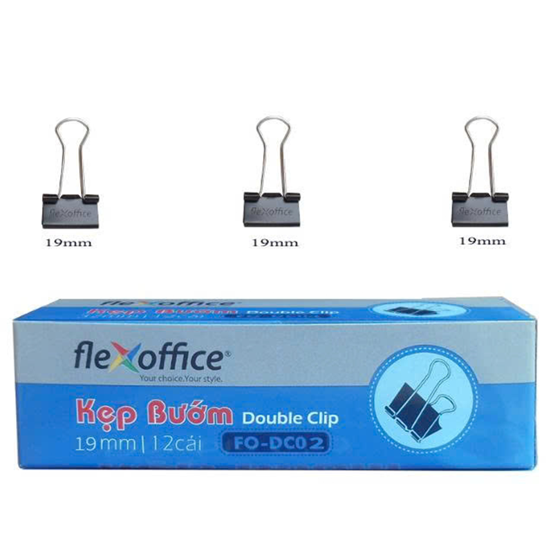 Kẹp bướm màu 25mm FO-DCC03