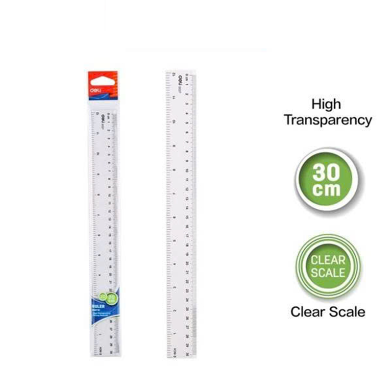 EG02712_Thước kẻ_30 cm_Trong suốt