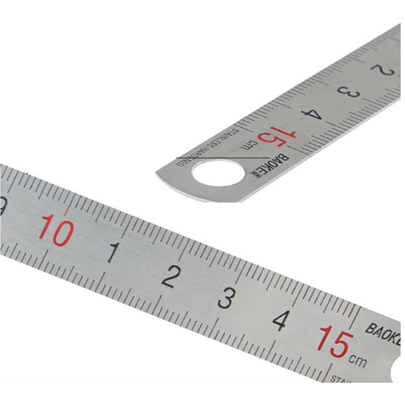 79516_Bộ thước kim loại_Màu bạc