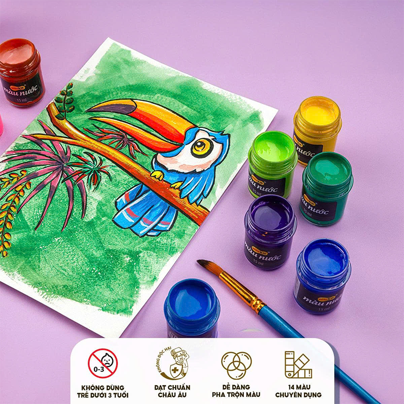 Màu nước WACO-C09 14 màu