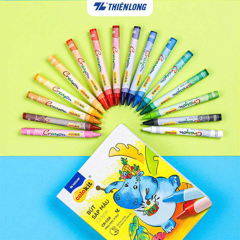 Bút sáp màu CR-C08 16 màu