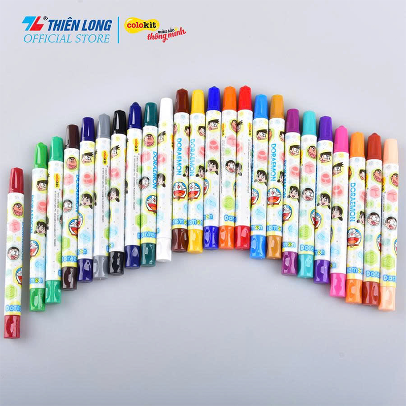 Bút sáp vặn TCR-C009/DO 24 màu