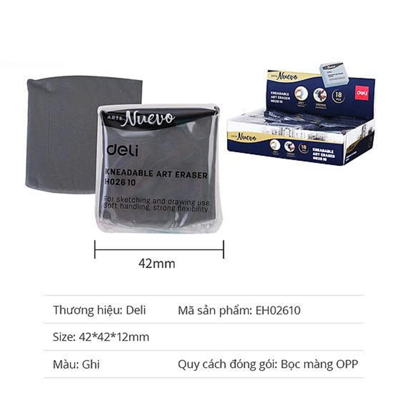 EH02610_Tẩy dẻo chuyên dụng_Màu xám