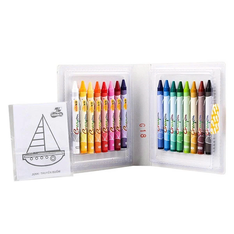 Bút sáp màu CR-C08 16 màu