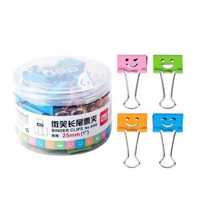 8486_Kẹp bướm_Màu lẫn_48 cái/lọ