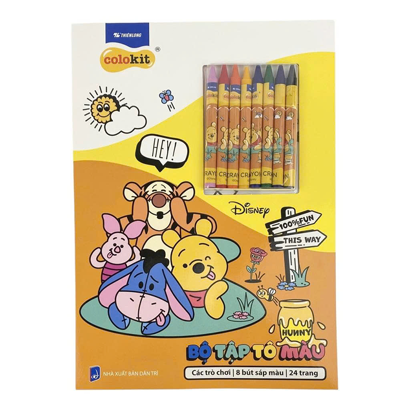 Bộ tập tô màu Disney Pooh COB-C008/T40