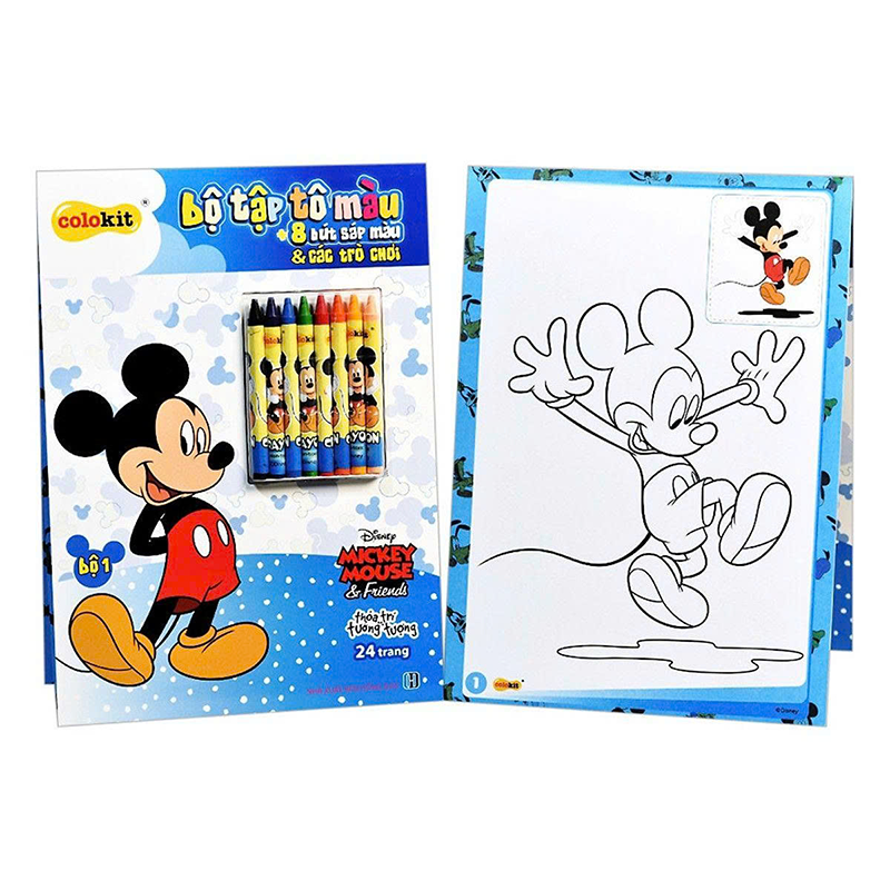 Bộ tập tô màu Mickey CB-C019/MI