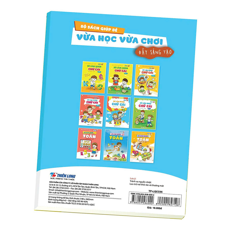 Làm quen chữ cái 5-6 tuổi bộ 1 TP-LQCC05