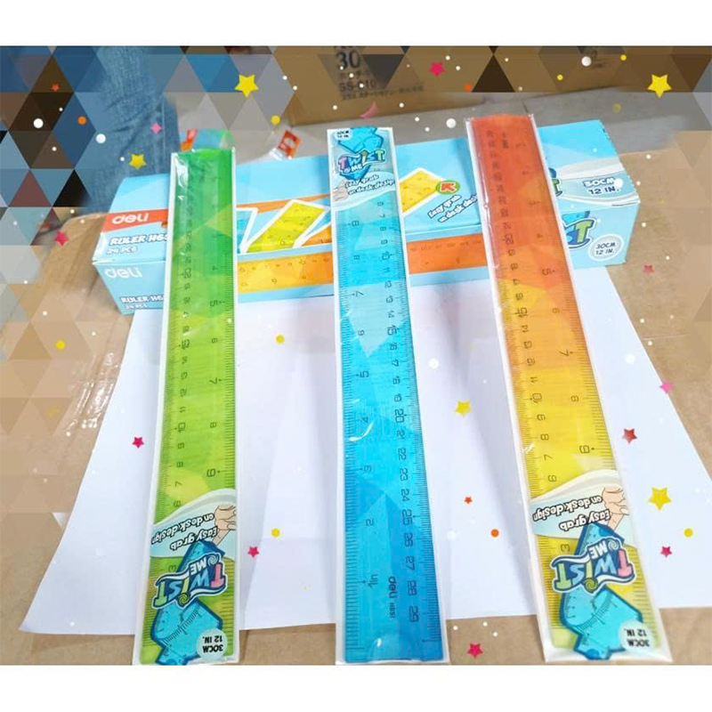 EH651_Thước kẻ dẻo_30cm_Màu lẫn