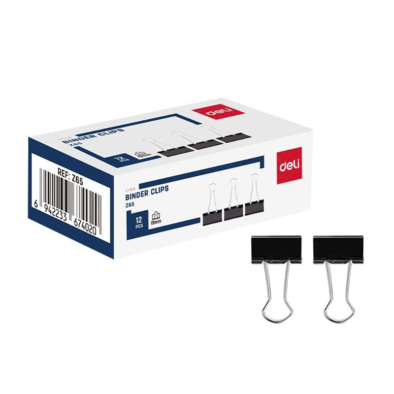 EZ64_Kẹp giấy giá rẻ_25mm_hộp_màu đen