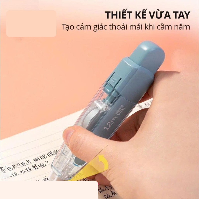 VR12_Băng xóa dạng bấm_Màu vàng