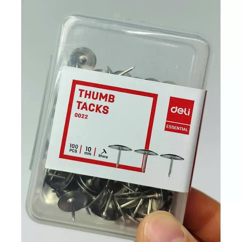 E0022_Ghim mũ inox_Màu bạc