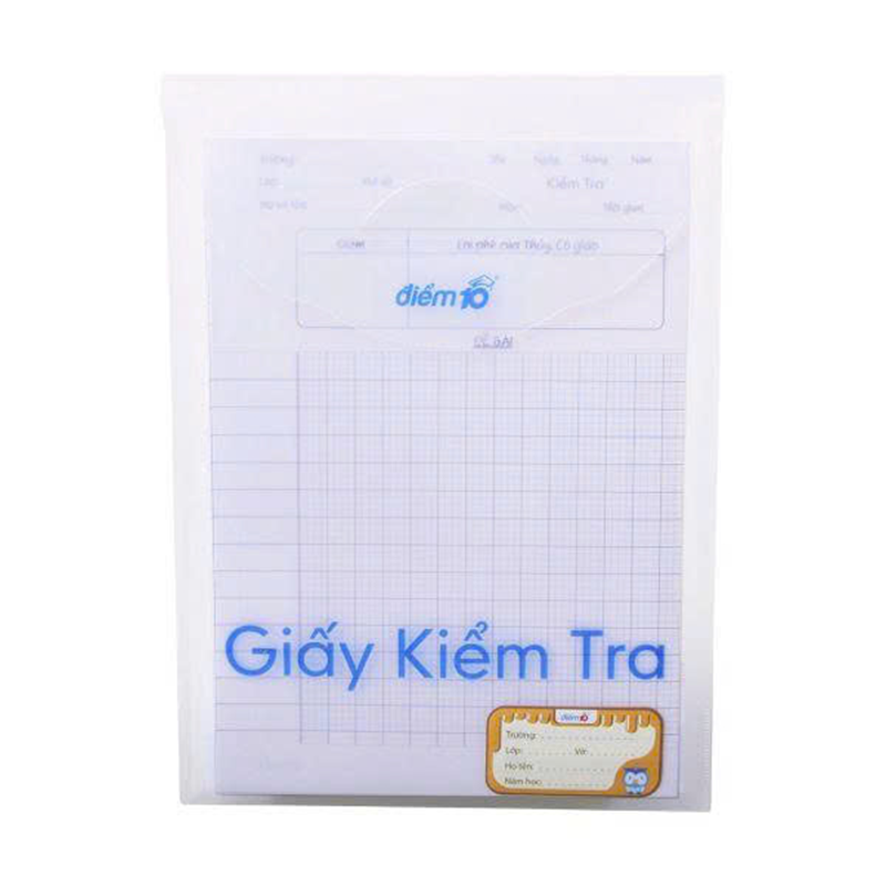 Giấy kiểm tra TP-GKT09 4 ôly ngang