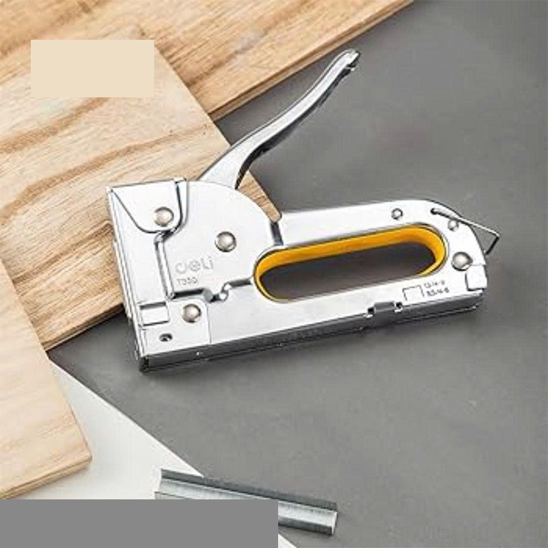 ET35111_Súng bắn ghim + ghim dập_Màu bạc