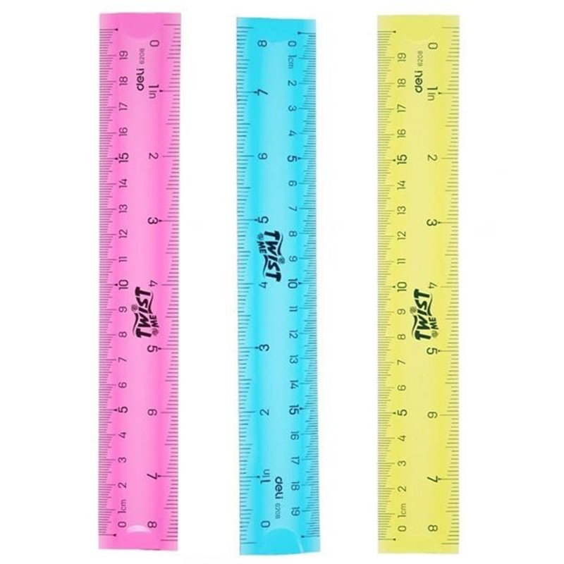 E6208_Thước dẻo_20cm_Màu lẫn