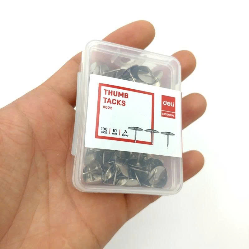 E0022_Ghim mũ inox_Màu bạc