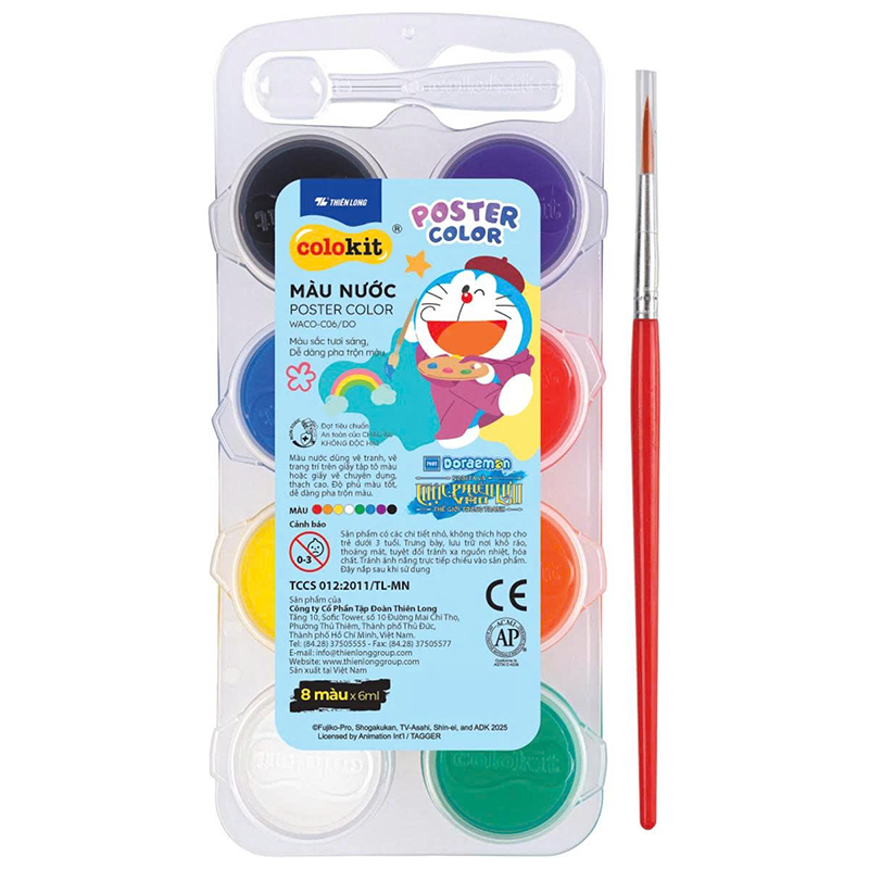 Màu nước WACO-C06/DO Movie 8 màu/T60