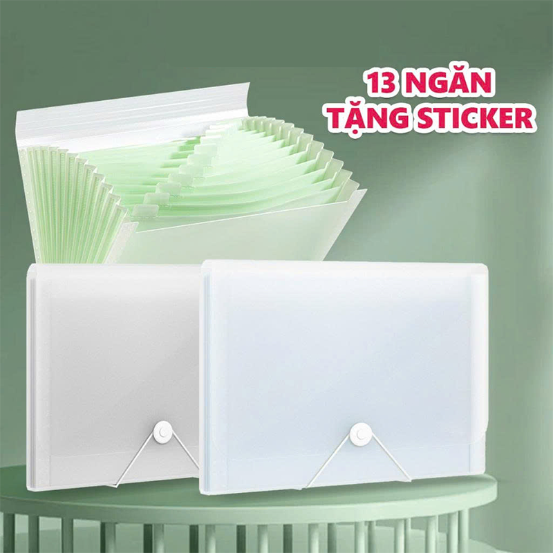 EF614_ Túi tài liệu FC_13 ngăn_màu lẫn