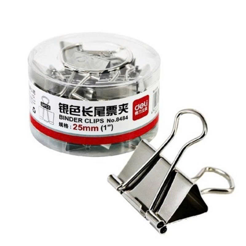 E8553A_Kẹp bướm 3#_32mm_Màu lẫn_lọ