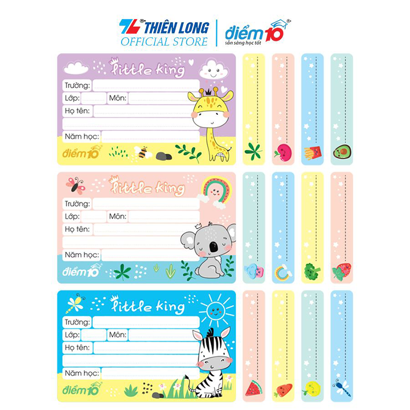 Nhãn vở TP-NBL005 (3 cái) xấp 4