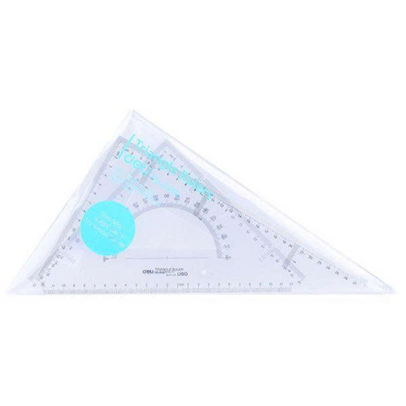 E6430_Bộ thước Eke_30cm_Trong suốt