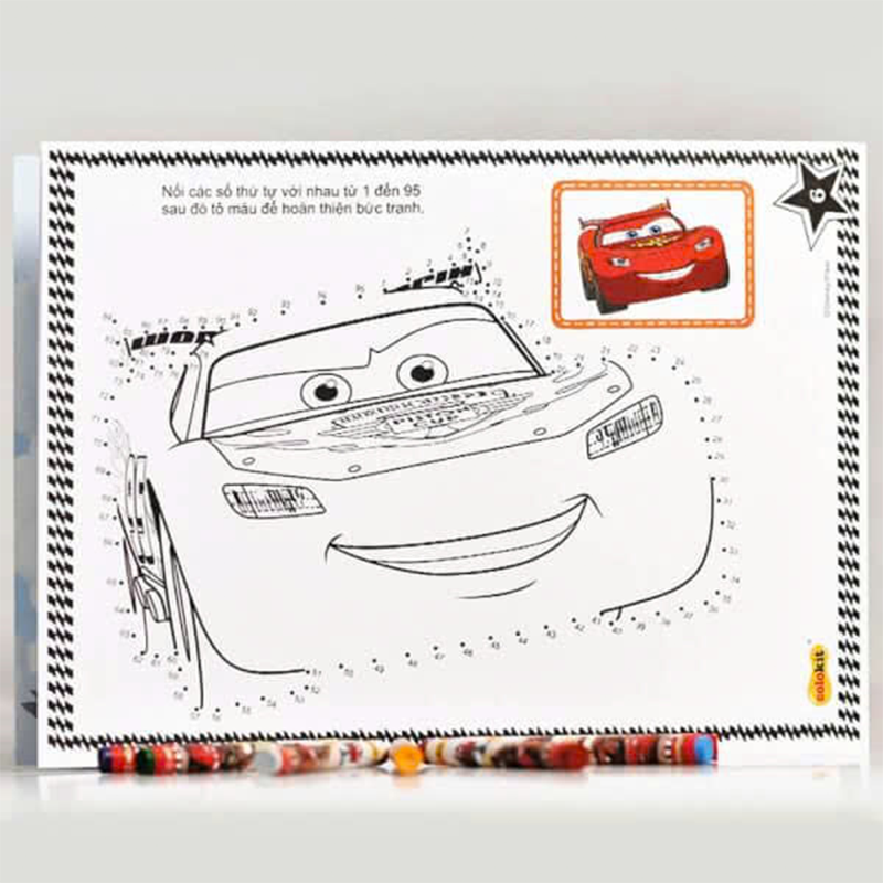 Bộ tập tô màu Cars CB-C022/CA