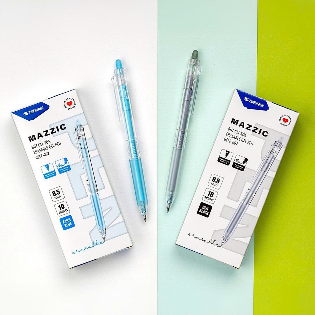 Bút gel xóa được GELE-007 hộp 10