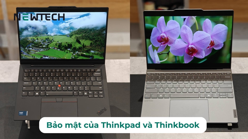 ThinkPad và ThinkBook đều có tính năng bảo mật cao