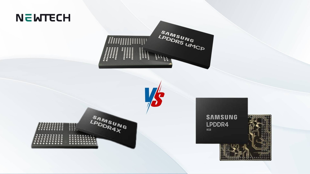 So sánh LPDDR5 với LPDDR4x và LPDDR4