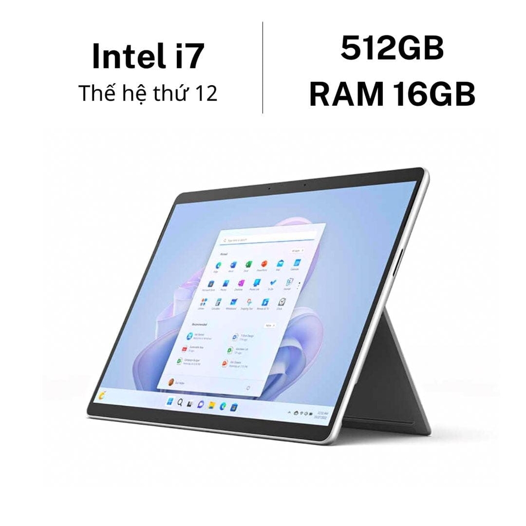 Surface Pro 9 I7 16GB 512GB Chính Hãng New