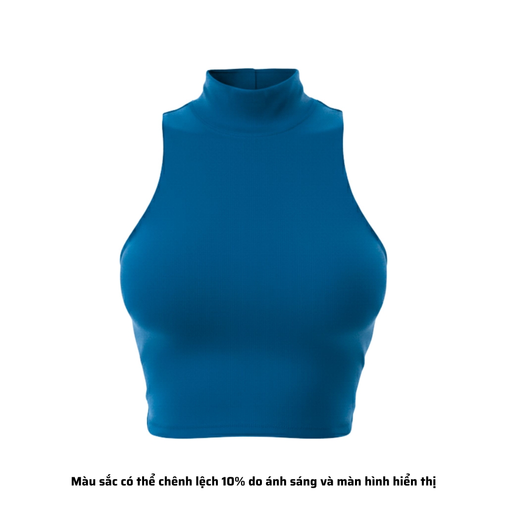 CL - Áo Croptop Cổ Lọ Trơn Thun Borip Co Dãn Giãn 4 Chiều