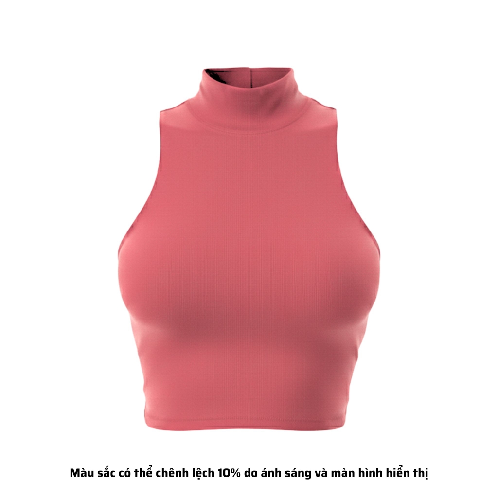 CL - Áo Croptop Cổ Lọ Trơn Thun Borip Co Dãn Giãn 4 Chiều