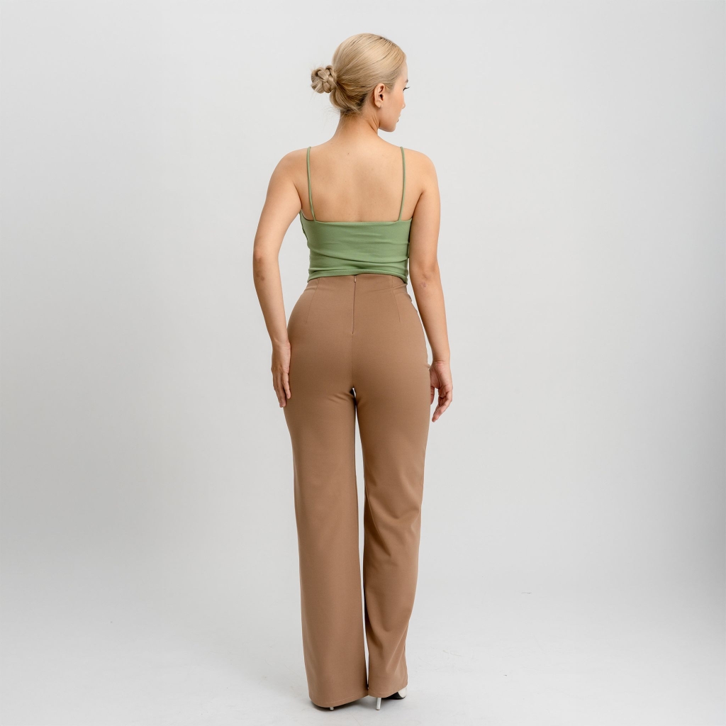 A4 - Áo 2 Dây Croptop Thun Borip Co Giãn 4 Chiều