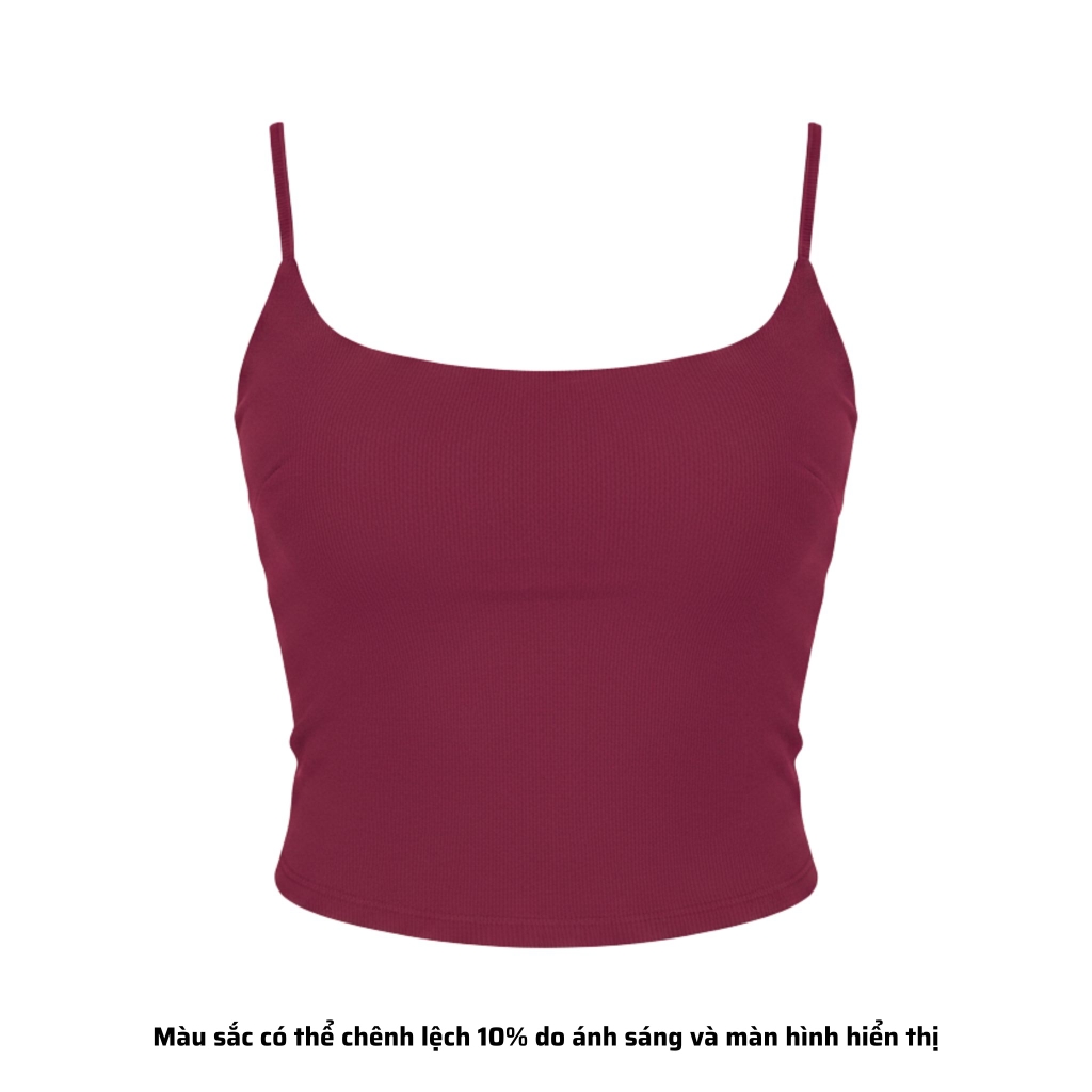 A4 - Áo 2 Dây Croptop Thun Borip Co Giãn 4 Chiều