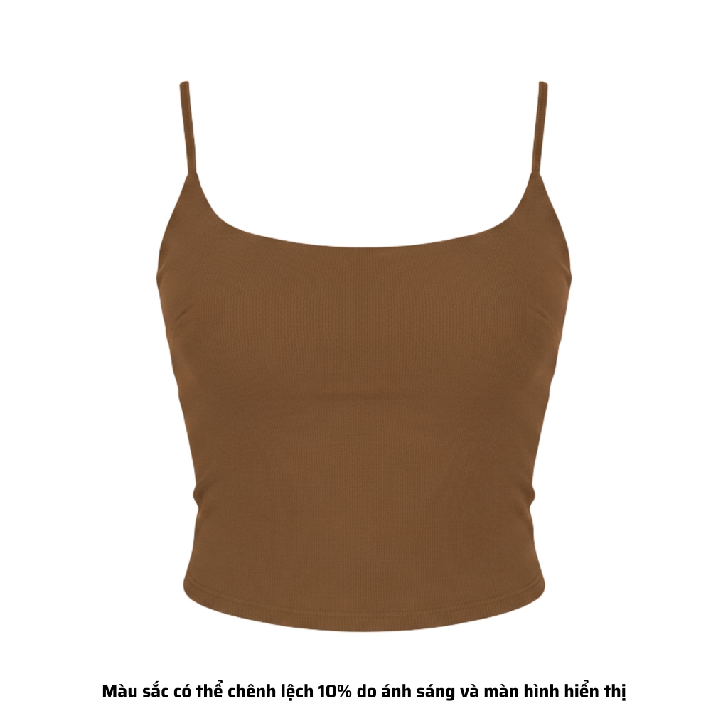A4 - Áo 2 Dây Croptop Thun Borip Co Giãn 4 Chiều