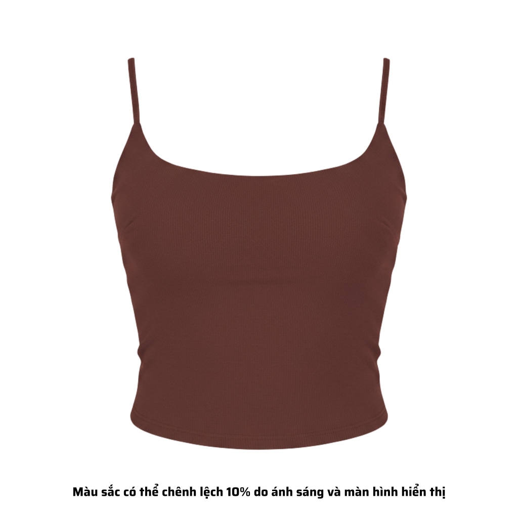 A4 - Áo 2 Dây Croptop Thun Borip Co Giãn 4 Chiều