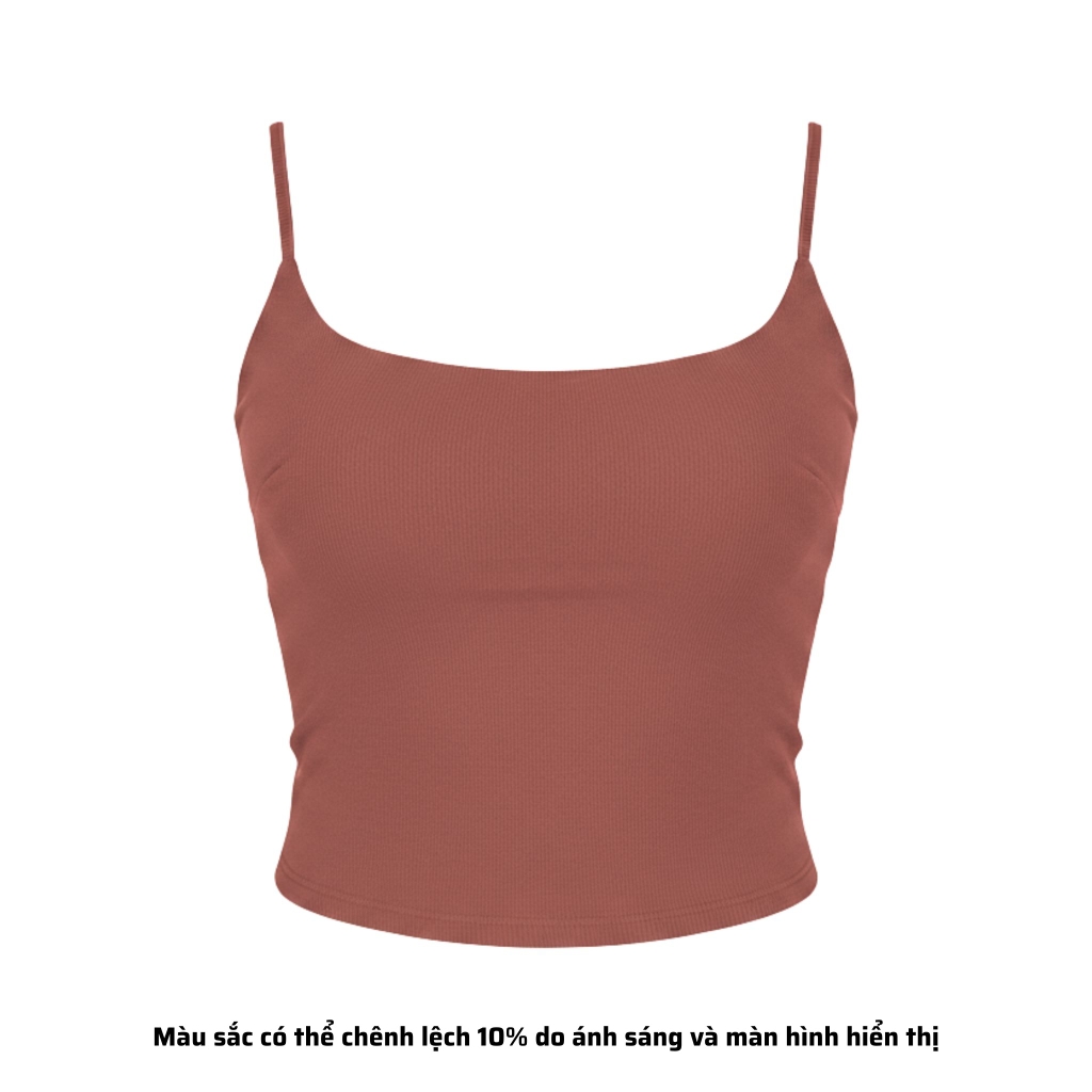 A4 - Áo 2 Dây Croptop Thun Borip Co Giãn 4 Chiều