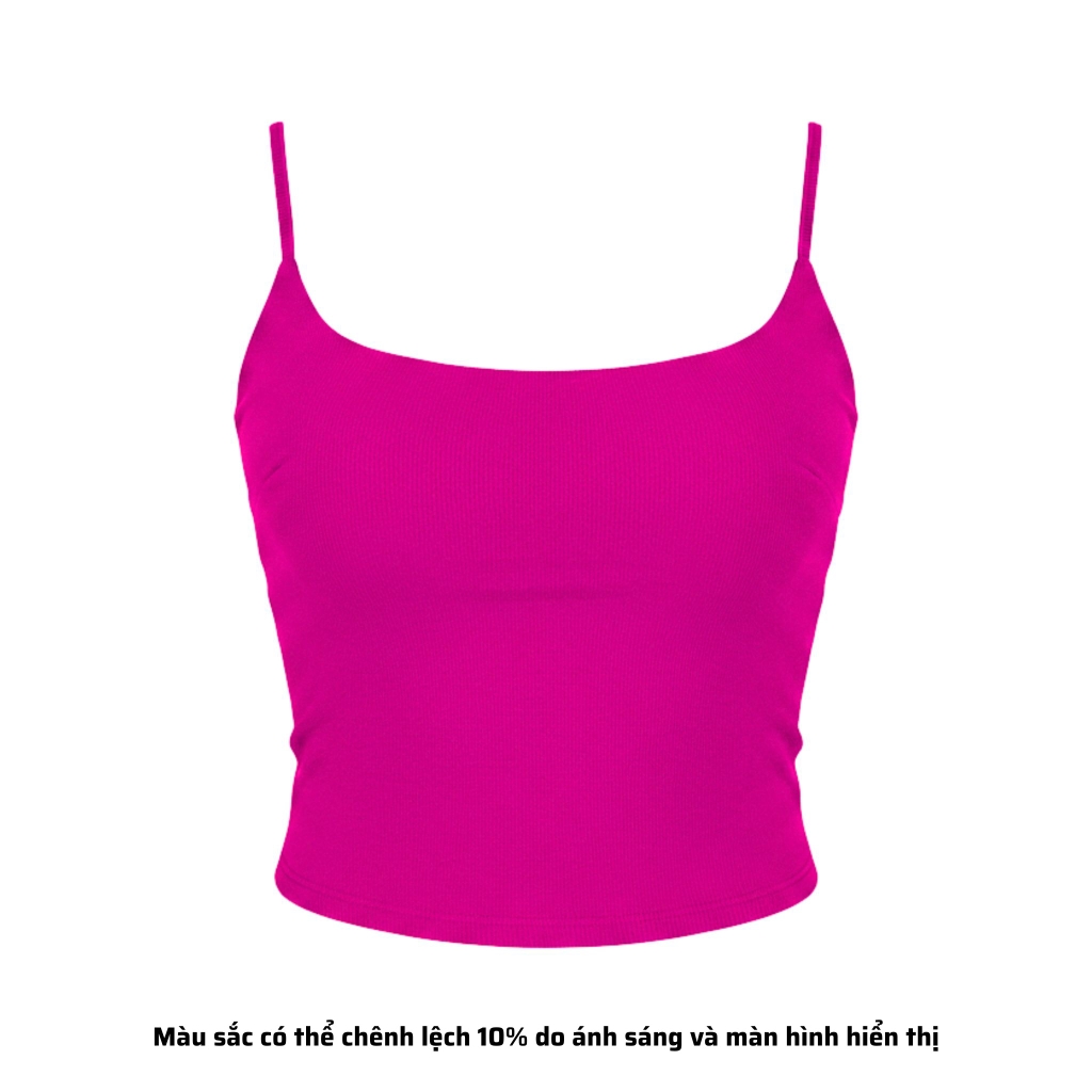 A4 - Áo 2 Dây Croptop Thun Borip Co Giãn 4 Chiều