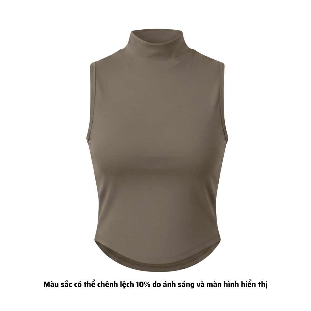 A15 - Áo Cổ 3 Phân Sát Nách Nữ Thun Cotton Borip
