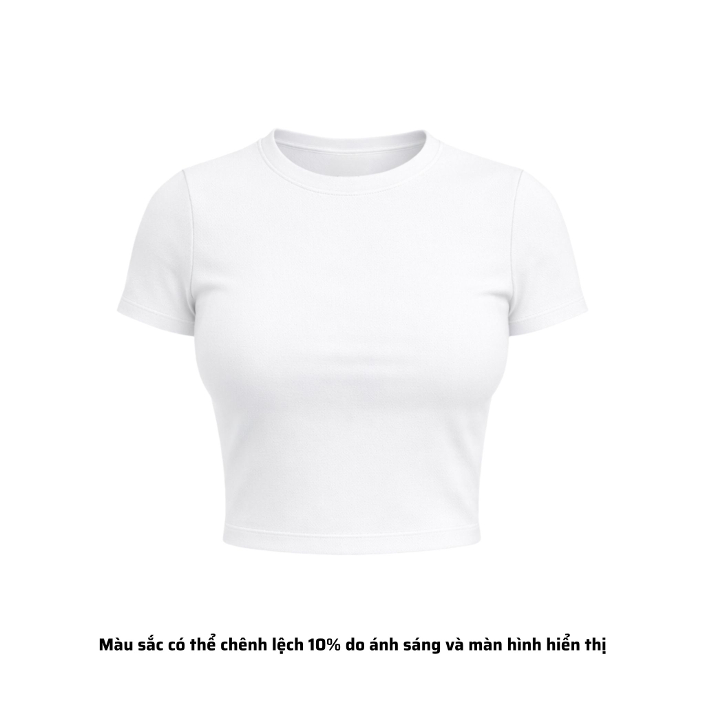 A16 - Áo BabyTee Cổ Tròn Ngắn Tay Ôm Dáng