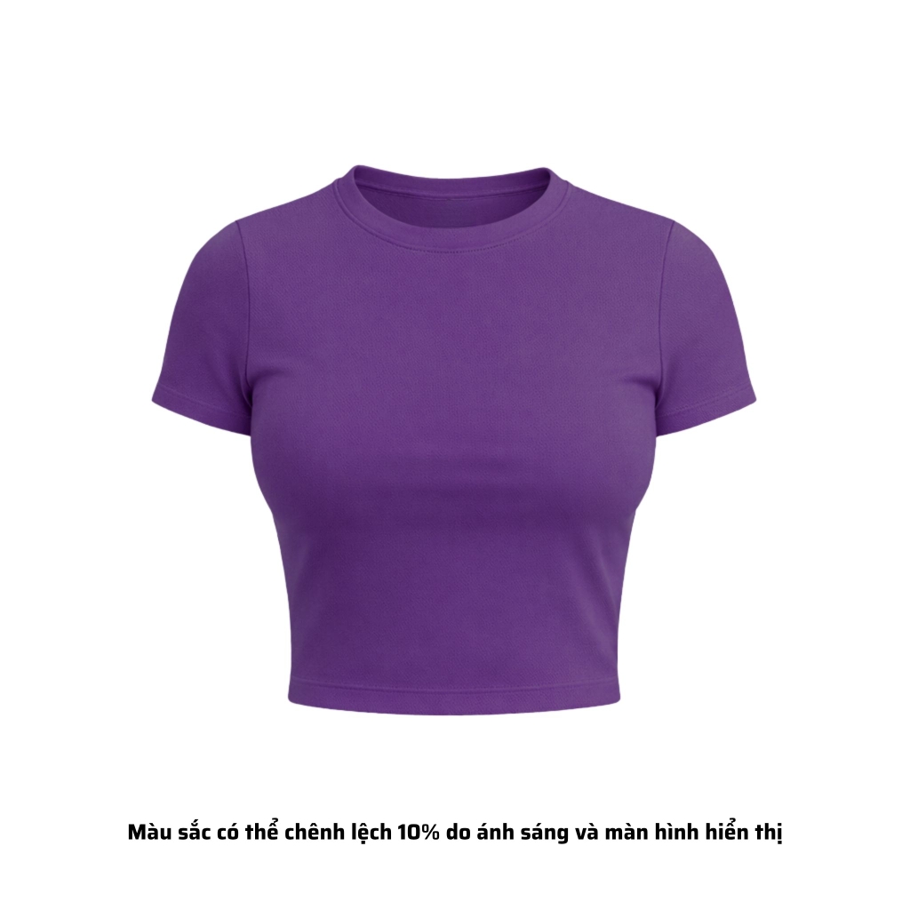 A16 - Áo BabyTee Cổ Tròn Ngắn Tay Ôm Dáng