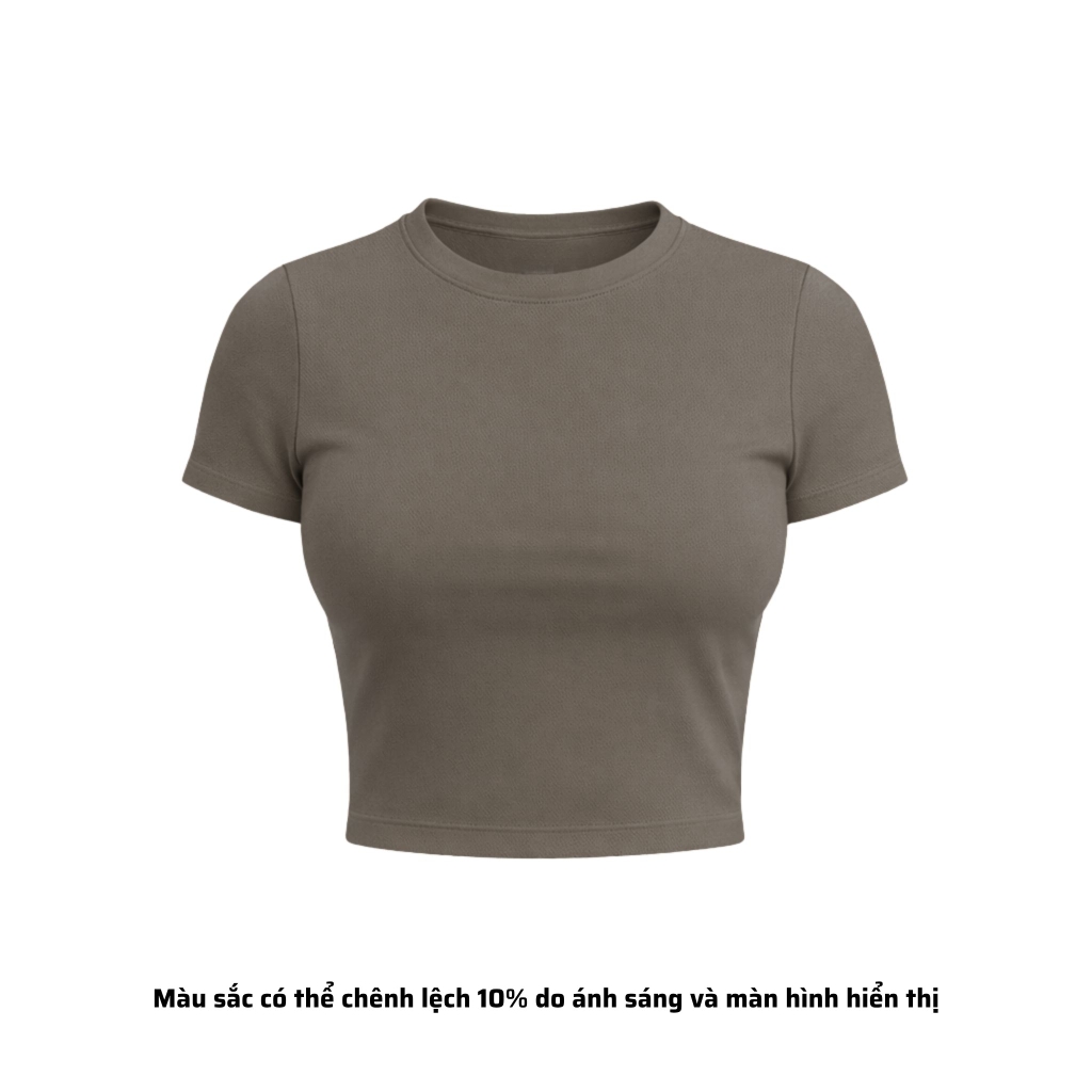 A16 - Áo BabyTee Cổ Tròn Ngắn Tay Ôm Dáng